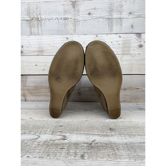 J.Crew MacAlister Shoes Womens 9 Tan Leather Wedge Ankle Boot 28671 - Picture 7 of 8